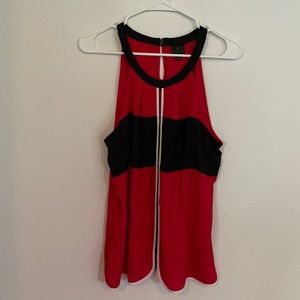 Worthington Red, Black & White Top